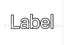 iOS,UILabel,文字,描邊