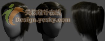 3DsMAX7.5毛發新功能實例：曲線定制發型