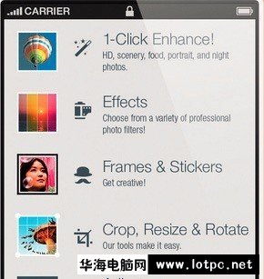 Superimpose Studio提供尺寸調整、裁剪等一系列的照片編輯功能。