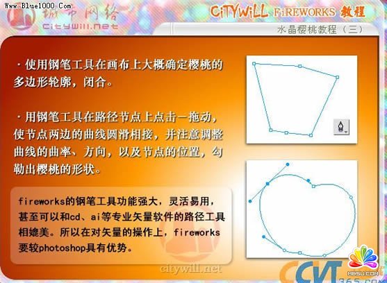 Fireworks實(shí)例水晶櫻桃的制作