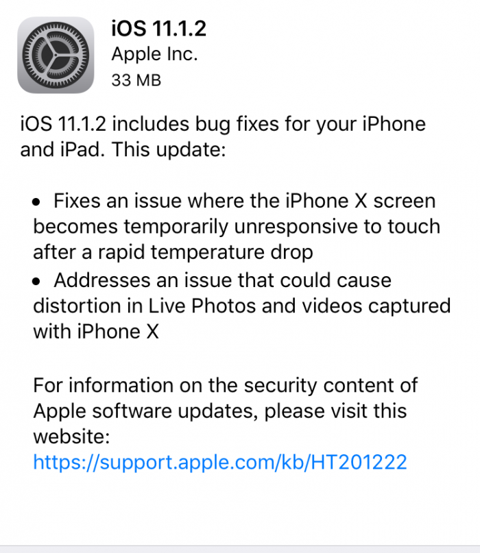 iOS 11.1.2修復了哪些內容 iOS 11.1.2值得升級嗎