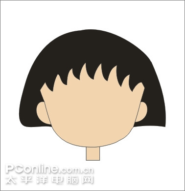coreldraw繪制兒童節(jié)插畫櫻桃小丸子