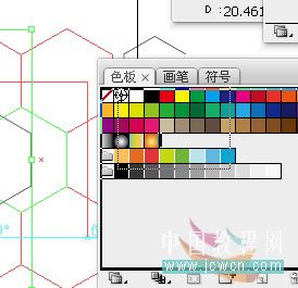 illustrator教程：定義六邊形無縫拼貼圖案（色板）_網(wǎng)頁設(shè)計